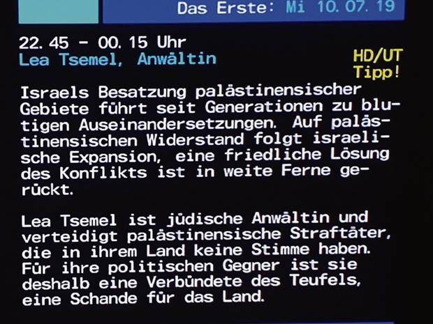 Israel-Diffamierung pur in der ARD
